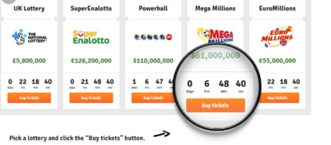 buying mega million tickets online